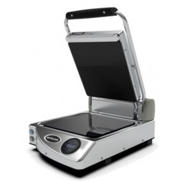 PIASTRA SINGOLA CON CONTROLLO DIGITALE CON PIANI NERI SUP, RIGATI INF. LISCI MOD. SP 010 ER