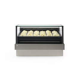 VETRINA REFRIGERATA PER GELATO L1700 mod MILIA (SENZA PANNELLATURA)