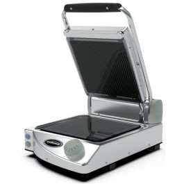 PIASTRA SINGOLA CON CONTROLLO MANUALE CON PIANI NERI SUP, RIGATI INF. LISCI MOD. SP 010 PR