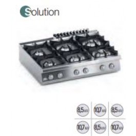 CUCINA 6 FUOCHI A GAS DA BANCO SERIE 90 SOLUTION K4GCU15TTS