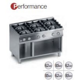 CUCINA 6 FUOCHI A GAS CON VANO SERIE 700 PERFORMANCE K7GCUP15VV