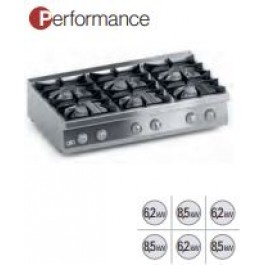 CUCINA 6 FUOCHI A GAS DA BANCO SERIE 700 PERFORMANCE K7GCUP15TT