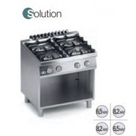 CUCINA 4 FUOCHI A GAS VANO A GIORNO SERIE 70 SOLUTION K7GCUS10VV