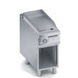 FRY TOP ELETTRICO PIASTRA RIGATA VANO A GIORNO SERIE 90 SOLUTION K4EFRS05VV