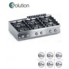 CUCINA 6 FUOCHI A GAS DA BANCO SERIE 70 SOLUTION K7GCUS15TT