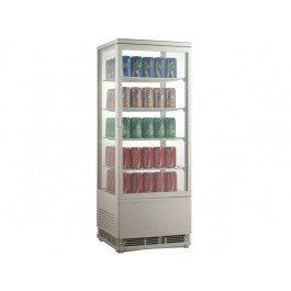 ESPOSITORE REFRIGERATO PER BIBITE CON VETRI SUI 4 LATI mod. AK98EB