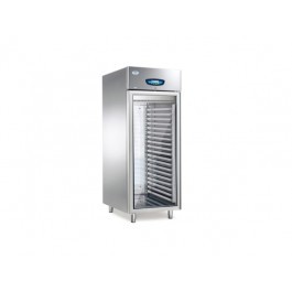 ARMADIO FRIGORIFERO PER CIOCCOLATO 700LT TEMP. +10° + 18°C PER TEGLIE 60X40  PORTA VETRO mod. GLASS 70 CHOC G 71