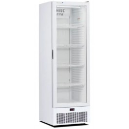 FRIGORIFERO VERTICALE BIANCO CON PORTA A VETRO SOFTLINE MOD. ARV 400 SC PV