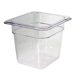 BACINELLA IN POLICARBONATO GN 1/6 MOD. GNP 16200 H 20