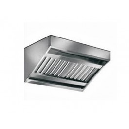 CAPPA SNACK IN ACCIAIO INOX S/ASPIRATORE L280XP70XH50 ES 7/28