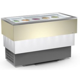 CONSERVATORE PER GELATO MANTECATO E GRANITE MOD. CARRARA 10 CREAM VISTA 