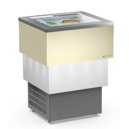 CONSERVATORE PER GELATO MANTECATO E GRANITE MOD. CARRARA 4 CREAM VISTA 