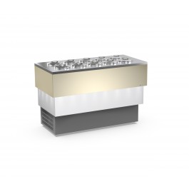 BANCO A POZZETTO PER GELATO MANTECATO E GRANITE mod CARRARA 10