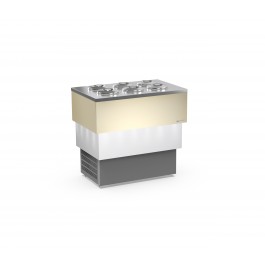 BANCO A POZZETTO PER GELATO MANTECATO E GRANITE mod CARRARA 6