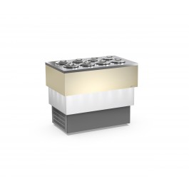 BANCO A POZZETTO PER GELATO MANTECATO E GRANITE mod CARRARA 8