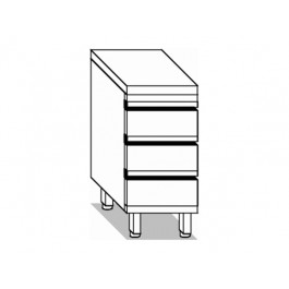 CASSETTIERA 3 CASSETTI L50XP70XH85 mod. 89.3