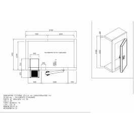 CELLA FRIGORIFERA BT + MONOBLOCCO A PARETE TN