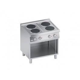 CUCINA ELETTRICA 4 PIASTRE TONDE VANO A GIORNO SERIE 70 PERFORMANCE K7ECU10VV