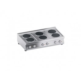 CUCINA ELETTRICA 6 PIASTRE TONDE DA BANCO SERIE 70 PERFORMANCE K7ECU15TT