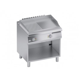 FRY TOP ELETTR PIASTRA 1/2 LISCIO 1/2 RIGATO VANO A GIORNO SERIE 70 SOLUTION C2EFR10VV