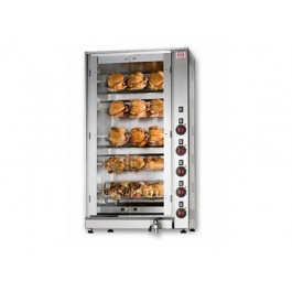 GIRARROSTO ELETTRICO ASTE SINGOLE SOVRAPPOSTE E-15P-S5