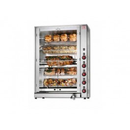 GIRARROSTO ELETTRICO ASTE SINGOLE SOVRAPPOSTE E-20P-S5