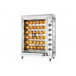 GIRARROSTO ELETTRICO ASTE SINGOLE SOVRAPPOSTE E-36PB-S6