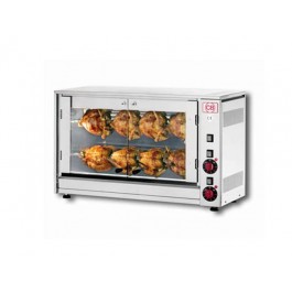 GIRARROSTO ELETTRICO ASTE SINGOLE SOVRAPPOSTE E-8P-S2