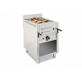 GRIGLIA A PIETRA LAVICA A GAS CON MOBILE A GIORNO I-47 MOB