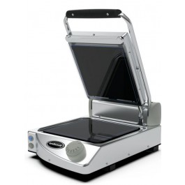 PIASTRA SINGOLA CON CONTROLLO MANUALE CON PIANI LISCI NERI MOD. SP 010 P 