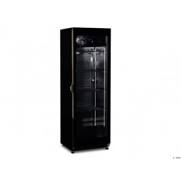 FRIGORIFERO PORTA A VETRO MOD. KRYO 42 EVO BLACK TEMP. +2°/+8° C