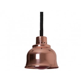 LAMPADA RISCALDANTE BIANCA STRUTTURA IN RAME LR25W