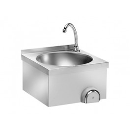 LAVAMANI A PARETE CON COMANDO A GINOCCHIO SENZA ALZATINA LM 40