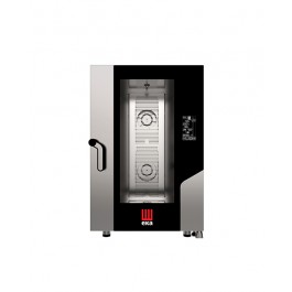 FORNO ELETTRICO COMBINATO CONVENZIONE VAPORE 11 TEGLIE 1/1 GN CON PANNELLO DIGITALE TOUCH CON TECNOLOGIA BLACK MASK mod. MKF 1111 BM