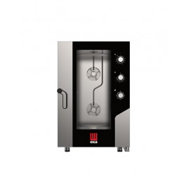 FORNO ELETTRICO COMBINATO CONVENZIONE VAPORE 11 TEGLIE 1/1 GN CON PANNELLO ELETTROMECCANICO mod.MKF 1111 S