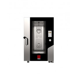 FORNO ELETTRICO COMBINATO CONVENZIONE VAPORE 11 TEGLIE 1/1 GN CON TOUCH SCREEN mod. MKF 1111 TS