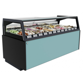VETRINA GELATO MOD. ORAMA L 1150 VBD  H 117 1 (4+4 VASCHETTE) 