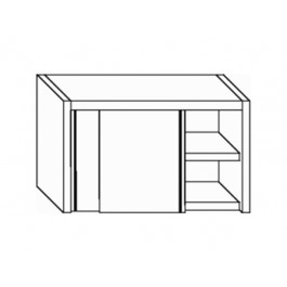 PENSILE ARMADIATO CON 1 RIPIANO L200XP40XH60 PS.20