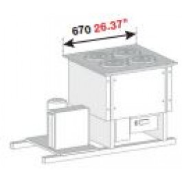 BANCO A POZZETTO GELATO VENTILATO VASCA SENZA RISERVA CON PIANO INOX 4 FORI NEW ERA 