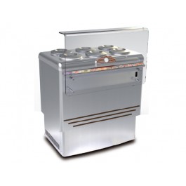 BANCO POZZETTO GELATO DOLCE VITA 6 LUXE STATICO CON MOTOVENTILATORE