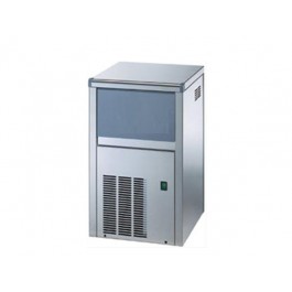 PRODUTTORE DI GHIACCIO SL50W DA 28 KG CUBETTI PIENI CON CONTENITORE INCORPORATO E CONDENSAZIONE ACQUA