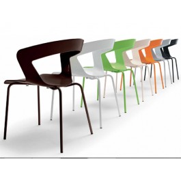 SEDIA MOD. IBIS PER INTERNO FUSTO CROMATO