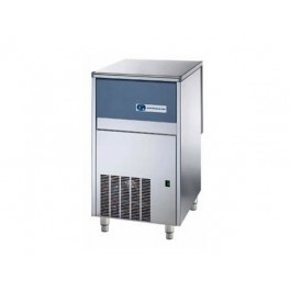 PRODUTTORE DI GHIACCIO A SCAGLIE GRANULARI MOD. SLF225A CON CONTENITORE INCORPORATO E CONDENSAZIONE ARIA 