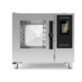 FORNO COMBI A GAS 6 TEGLIE GN 1/1 MOD. SYNAPSY SYG061B CON COMANDI ELETTROMECCANICI