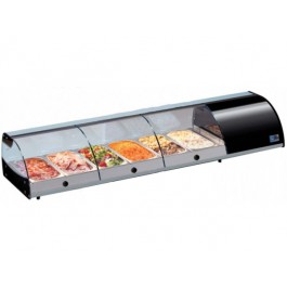 VETRINA REFRIGERATA PER TAPAS 10 GN SS