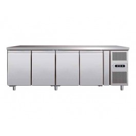 TAVOLO REFR. CONGELATORE -18°-22°C 4 PORTE GN1/1 PROFONDITA' 70CM G-GN4100BT