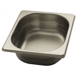 TEGLIA IN ACCIAIO INOX AISI 304 GN 1/6 H 15