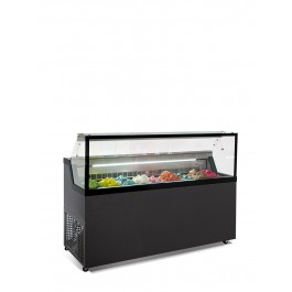 VETRINA PER GELATO MANTECATO, SU STECCO E PASTICCERIA GELATA modello MIRABELLA H9G