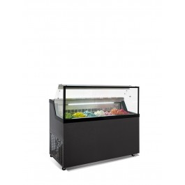 VETRINA PER GELATO MANTECATO, SU STECCO E PASTICCERIA GELATA modello MIRABELLA H7G