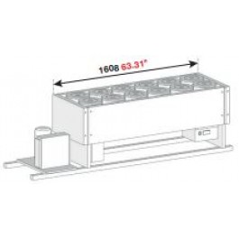 BANCO A POZZETTO GELATO VENTILATO VASCA SENZA RISERVA SENZA PIANO 12 FORI NEW ERA